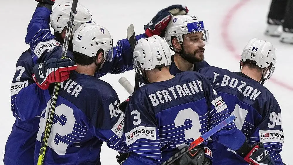 CM hockey 2023 |  France – Kazakhstan 2:1, SESTRIH : le hockey français célèbre sa première victoire chez les élites depuis 2018